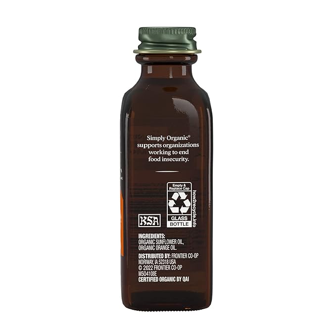Simply Organic Orange Flavor, Certified Organic - 2 oz