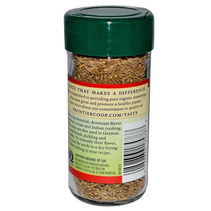 Frontier Co-op Whole Cumin Seed, 1.68 Ounce Bottle