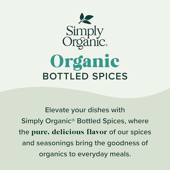Simply Organic Spice Right Everyday Blends All-Purpose Salt-Free, Certified Organic - 1.8 oz