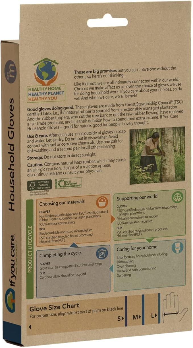 IF YOU CARE Household Gloves - Medium