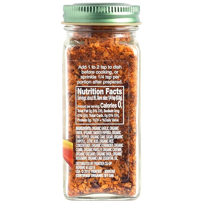 Simply Organic Spicy Seasoning, Salt Free Organic, 2.4 Ounce