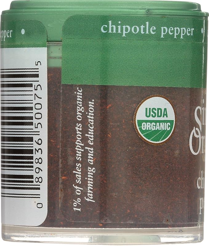 Simply Organic Ground Chipotle Pepper, Certified Organic - 0.57 oz